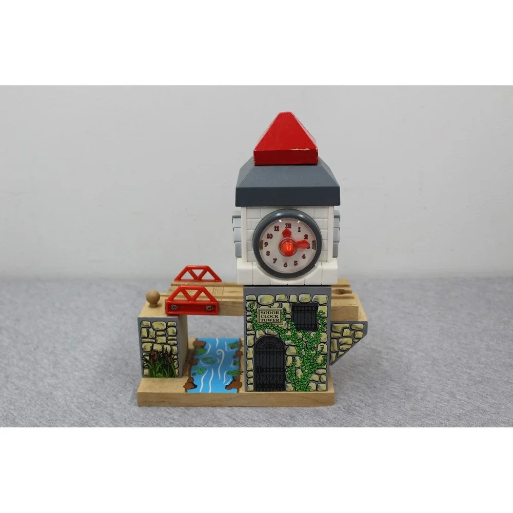 Thomas & Friends Sodor Clock Tower Kids OS Multicolor Wooden‎ Railway Vintage